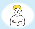家族1人のイメージイラスト